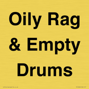 Oily Rag & Empty Drums